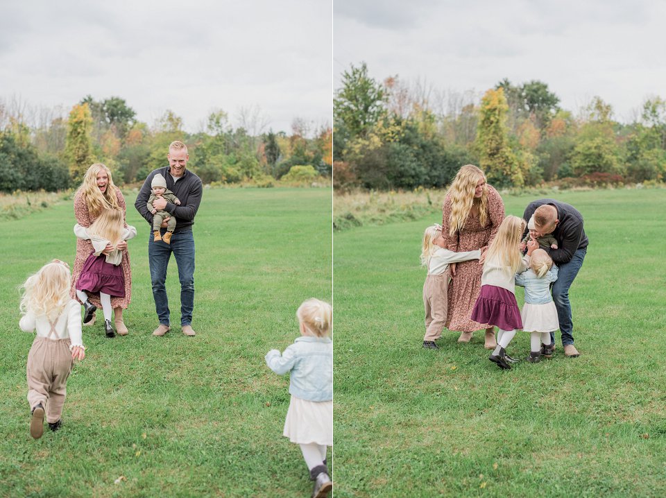 fall family newborn photos, outdoor, waterdown photographer